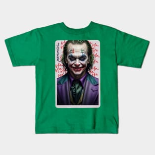 Joker Graffiti Card Kids T-Shirt